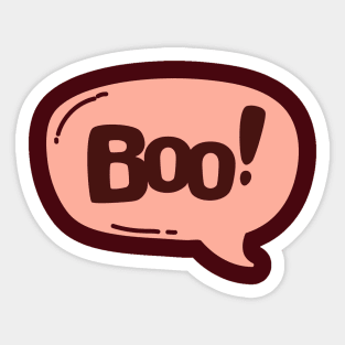 Boo! Sticker